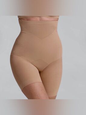 NEW Honeylove The Super Power Short, Tan, Women’s 2X